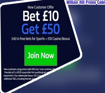 William hill promo code